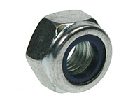 Picture of a DIN 985 nylon insert lock nut